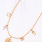 Peterman Charm Necklace GOLD