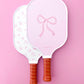 Coquette Pink Bow Floral Pickleball Paddle (ONE)