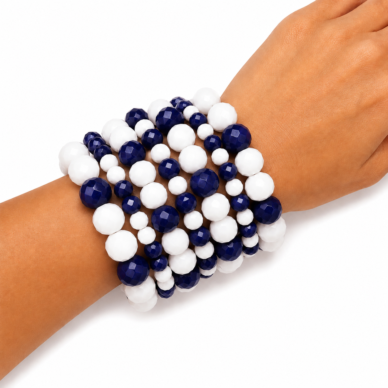 Game Day Stretch Bracelet Stack