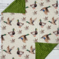 Baby Olive Minky Duck Blanket