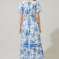 Ariana Blue Floral Dress