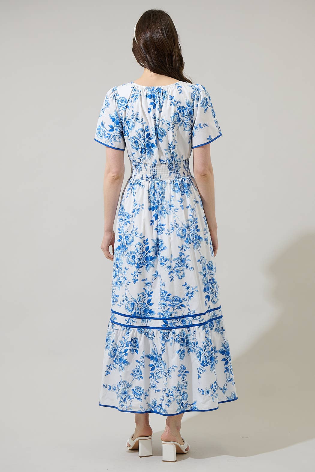 Ariana Blue Floral Dress