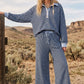 Soft Touch Lightweight Stripe Wide Leg Set