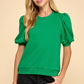 Puff Sleeve SS