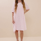Girls Pink Ruffled Mesh Dress