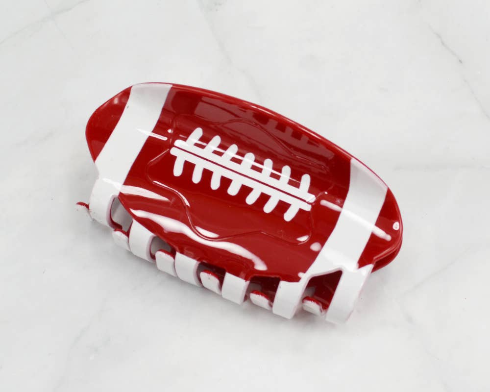 Game Day Football Hair Clips