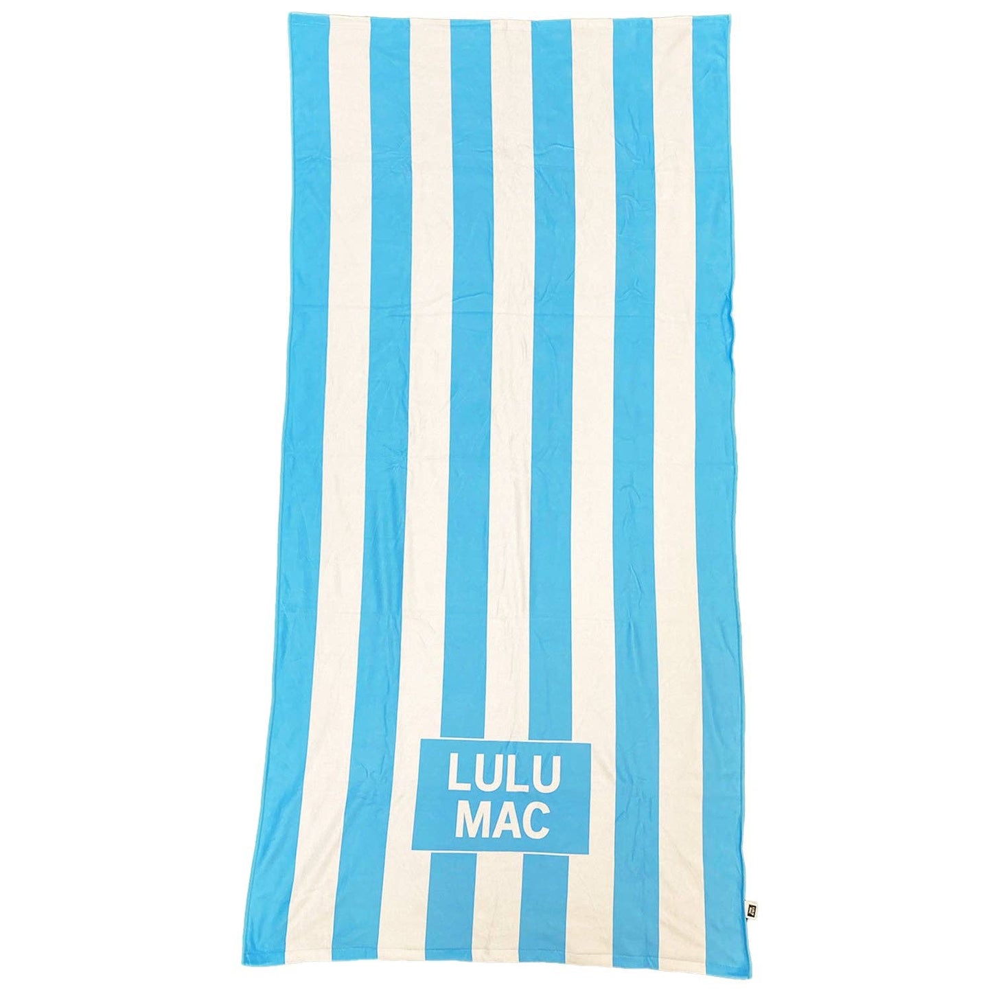 Lulu Mac Blue Darby Beach Towel
