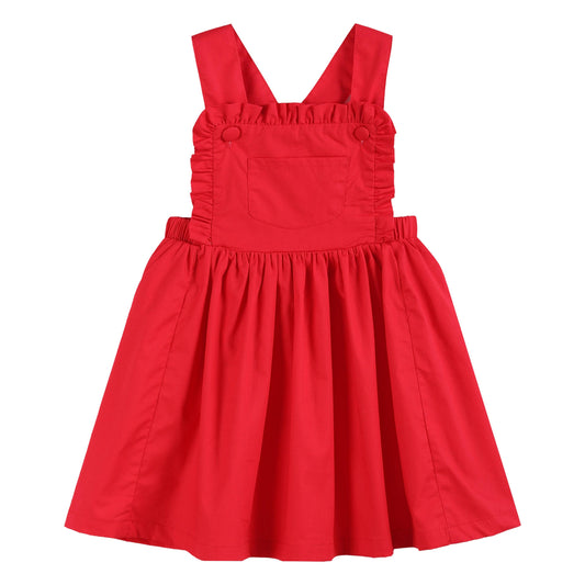 Red Ruffle Dress