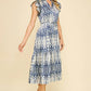 Astrid Navy Midi