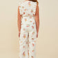 Girls Floral Jumpsuit