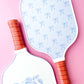 Coquette Blue Bow Floral Pickleball Paddle (ONE)