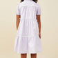 Girls Lavender Collared Dress