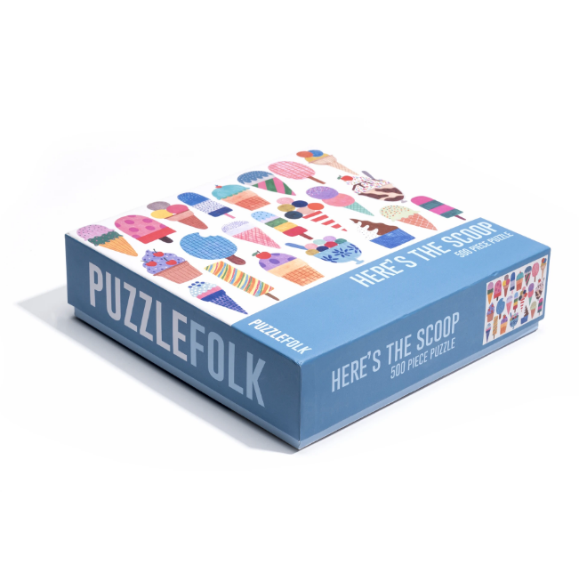 Here's The Scoop 500 Piece Ice Cream Puzzle