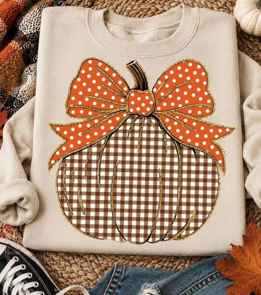 Fall Ppkin Glitter Graphic Tee