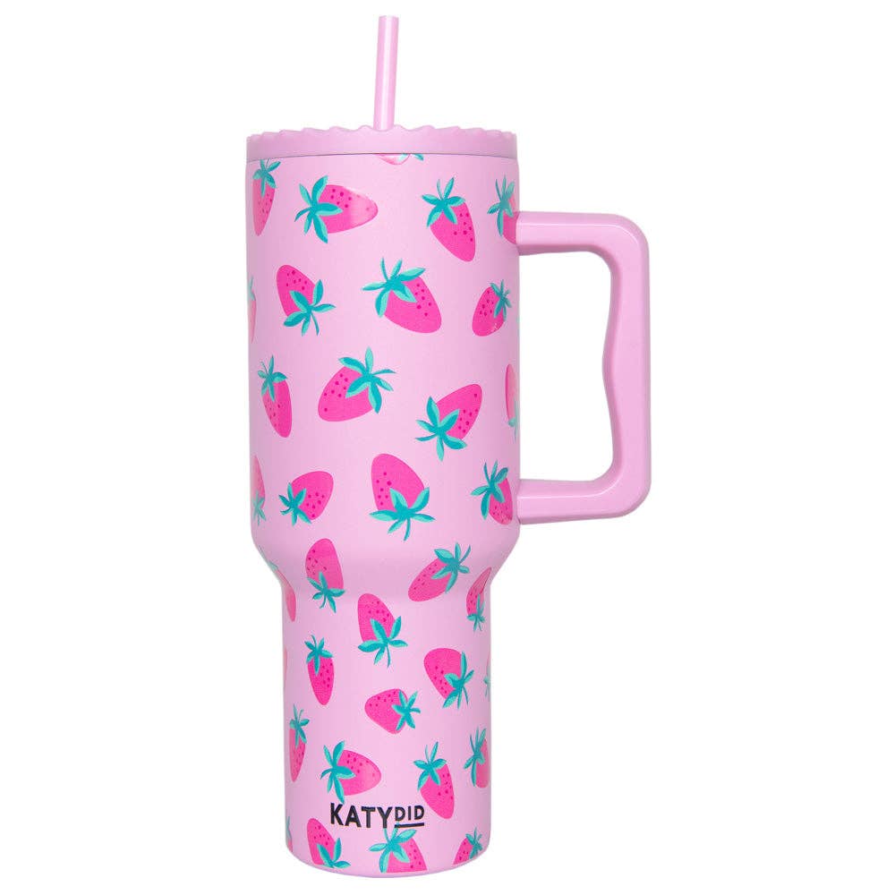 Strawberry 38 Oz Tumbler
