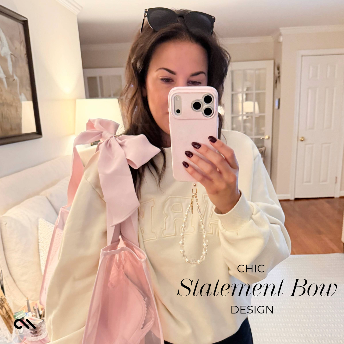 Pink Bow Case-Mate Tote