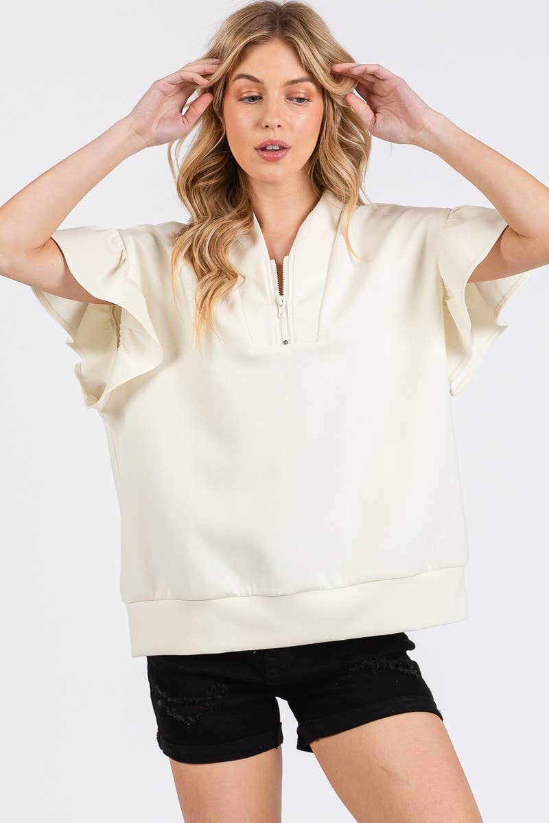 Amy Scuba Flutter Top