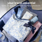 Case-Mate Navy Crinkle Makeup Bag