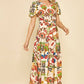 Tiered Floral Maxi