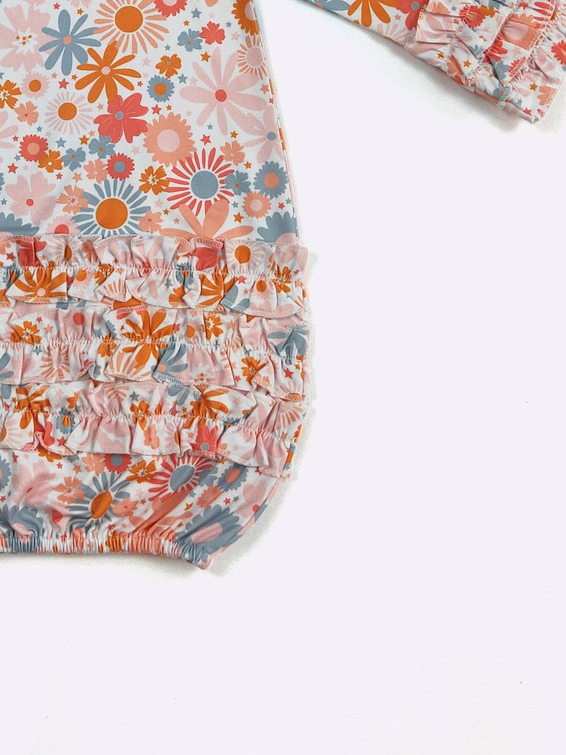 Peach Dreamscape Baby Gown