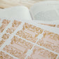 Gold Foil Bible Tabs - Carnation