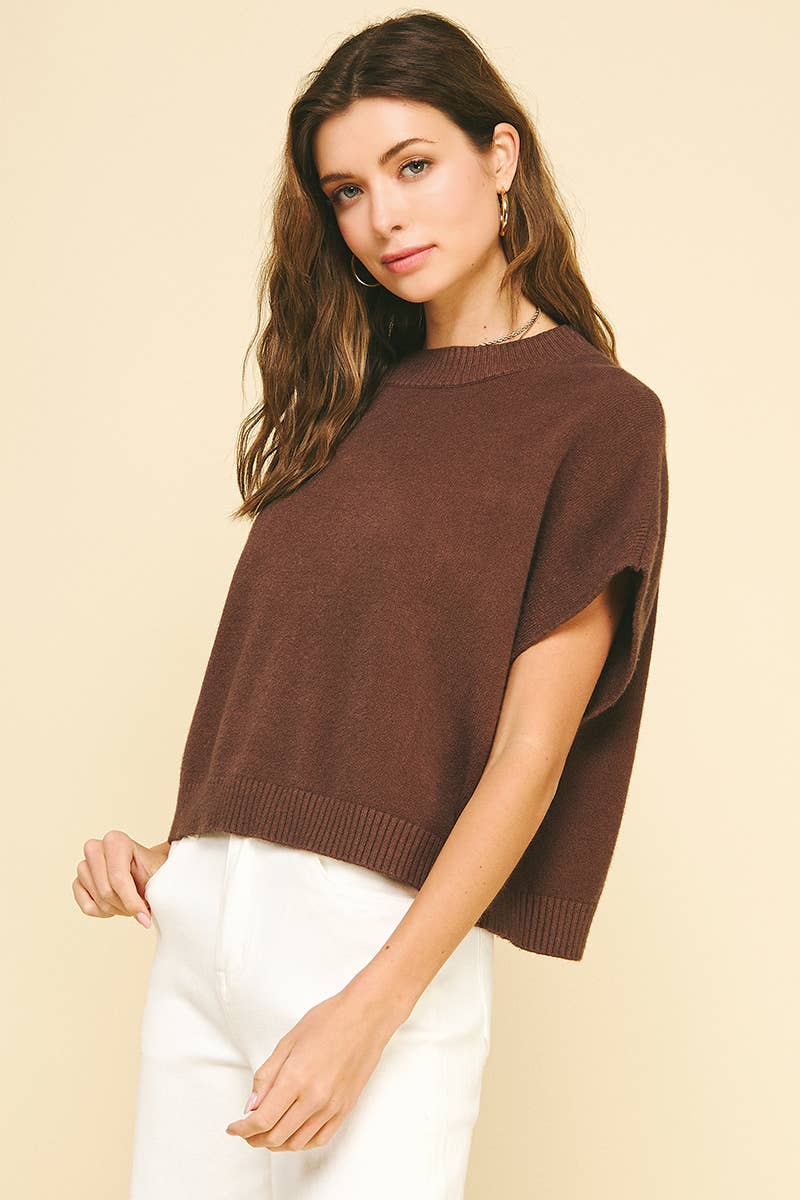 DROPPED SHOULDER SWEATER