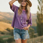 Striped Oversized Knit Top
