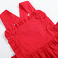 Red Ruffle Dress