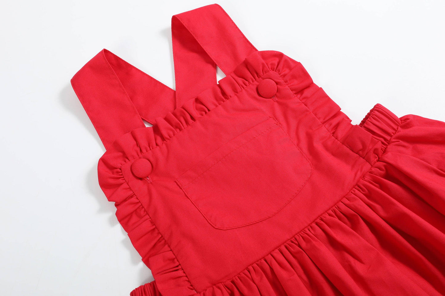 Red Ruffle Dress