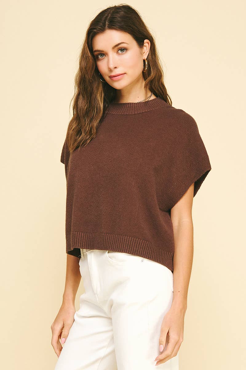 DROPPED SHOULDER SWEATER