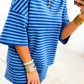 LDC Stripe Matching Shorts Set