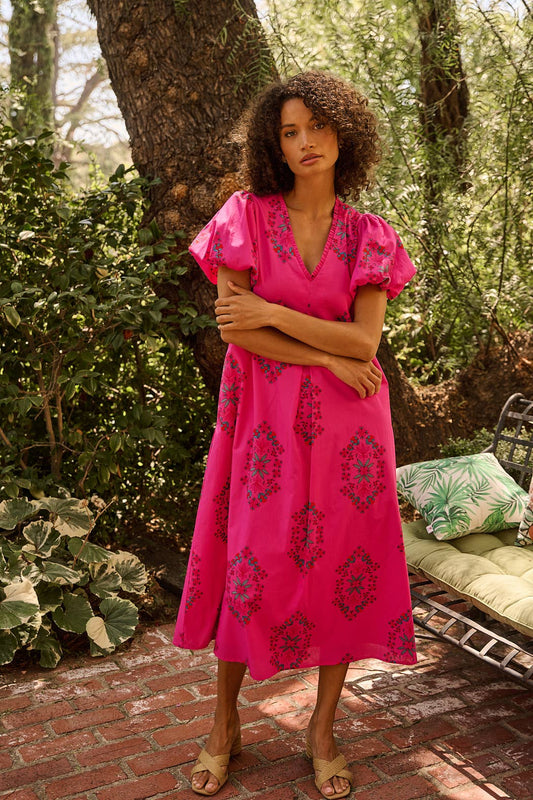 Minley Midi Dress Floral