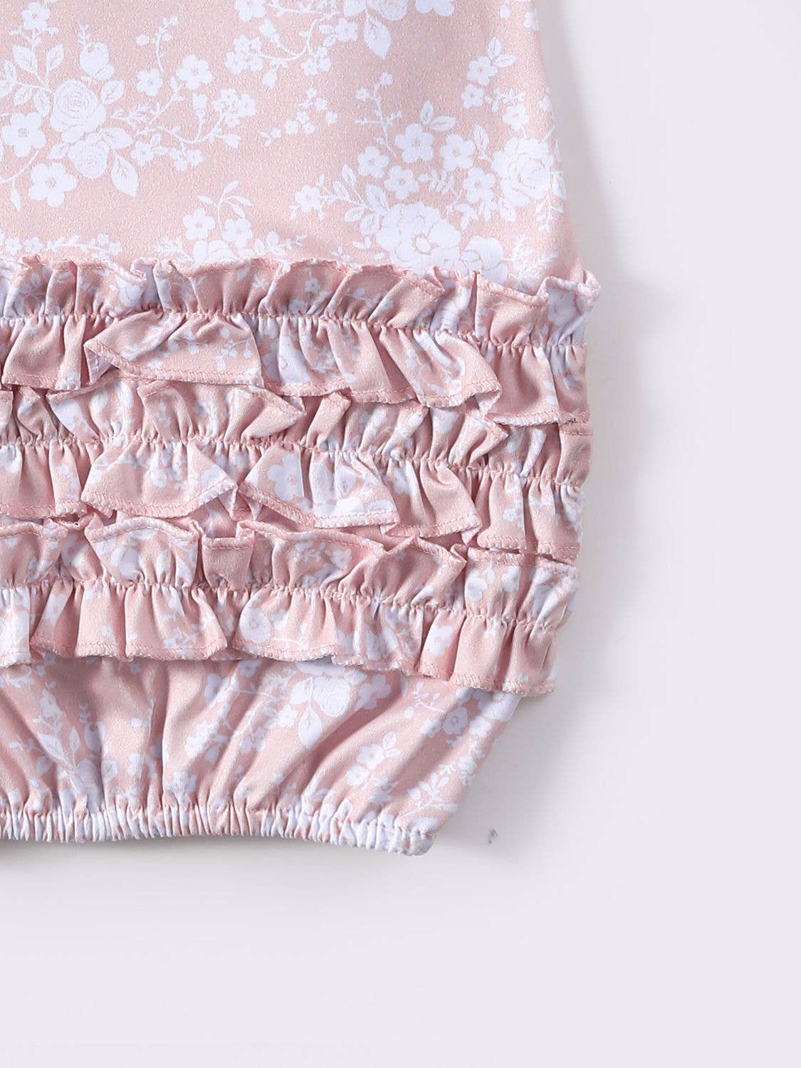 Blush Floret Baby Gown