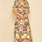Tiered Floral Maxi