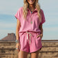 Scuba Half-Zip Top and Shorts Set