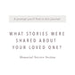 Honoring My Loved One: A Remembrance Journal Stationery