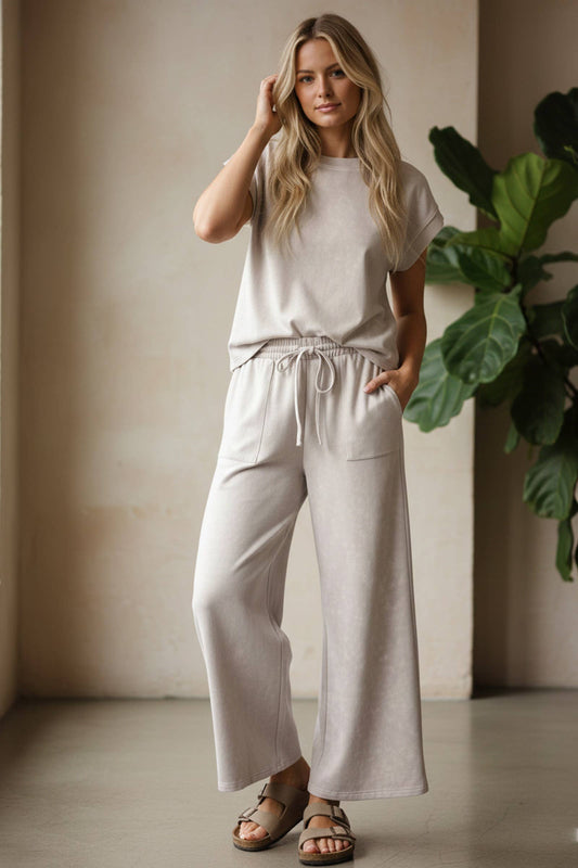 Lorra Scuba Pants Set