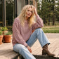 Oversized Striped Pullover