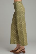 Olive Polka Dot Pants