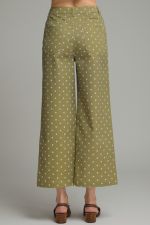 Olive Polka Dot Pants