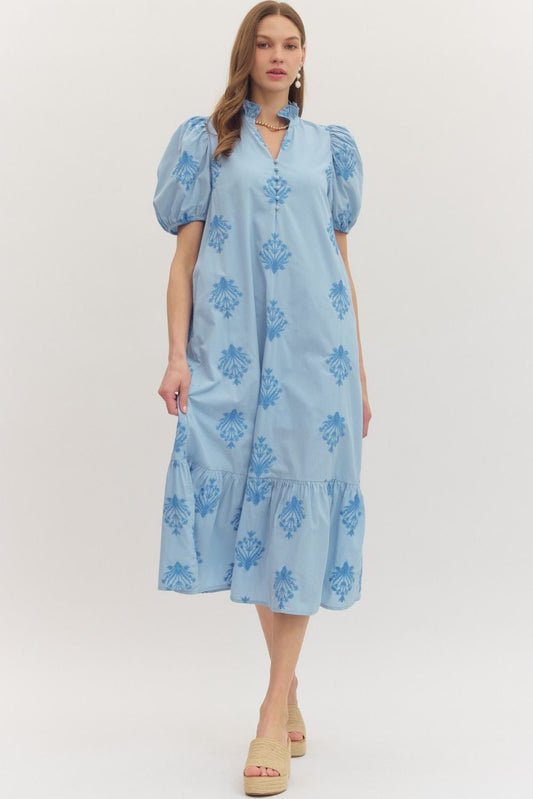 Chambray Days Maxi Dress