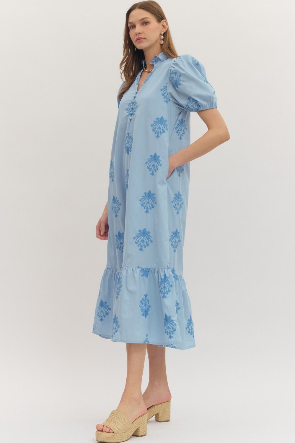 Chambray Days Maxi Dress