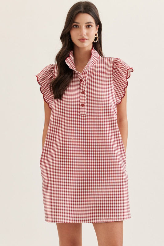 Game Day Gingham Dress