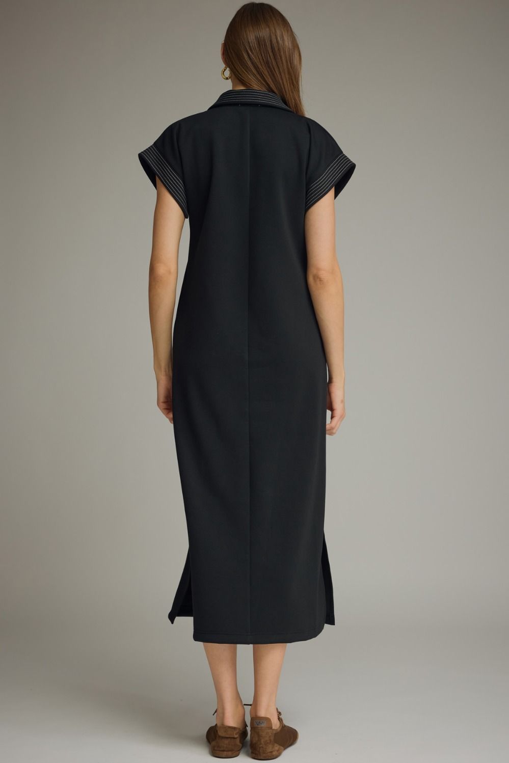 Collared Midi Dress