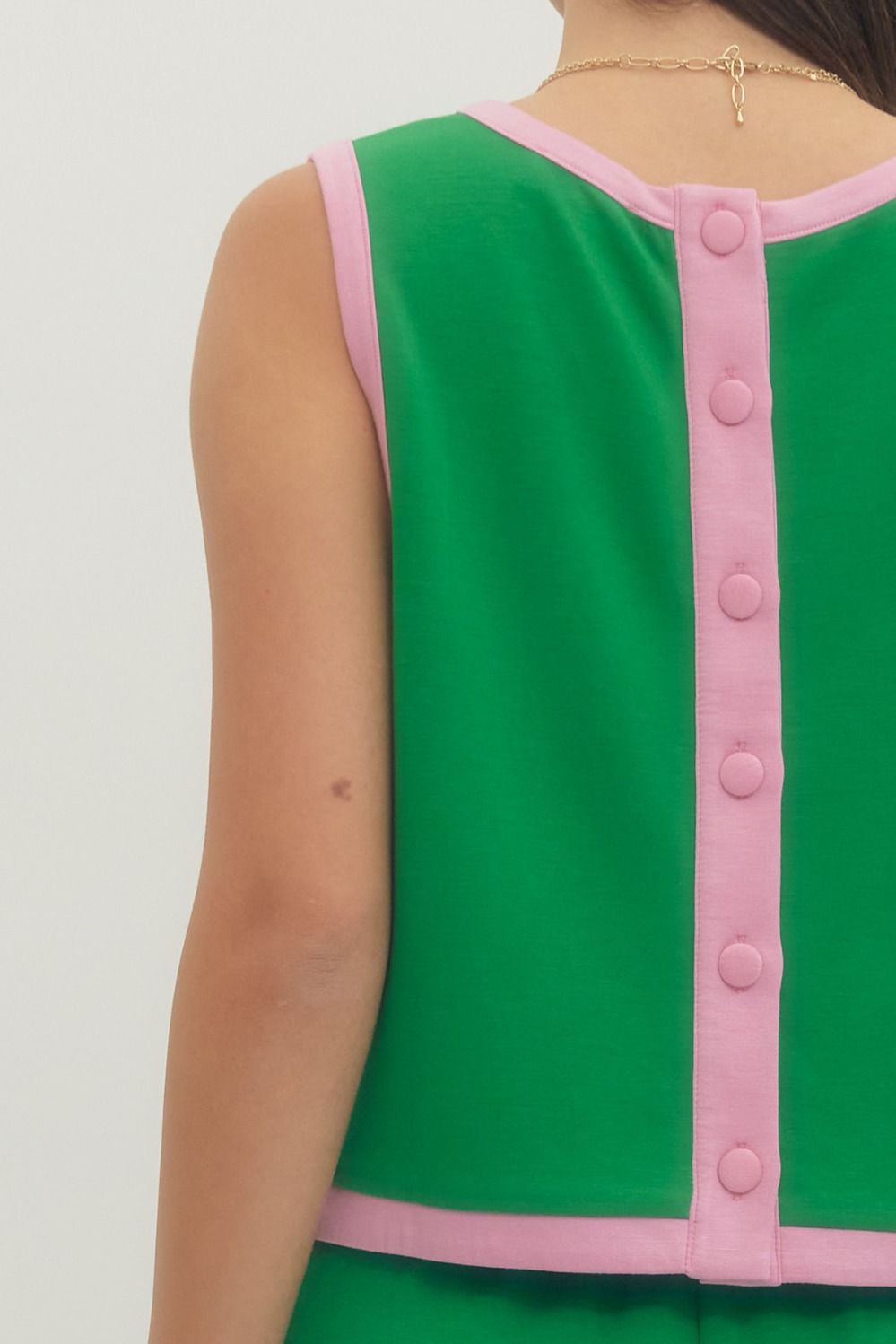 Sorrie Green/Pink Skirt Set