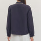 Navy Tie Top