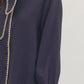 Navy Tie Top