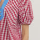Red Plaid Top