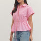 Emmie Pink Top