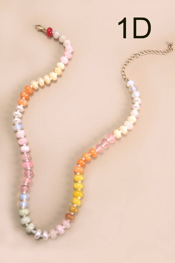 Glass Beaded Necklace